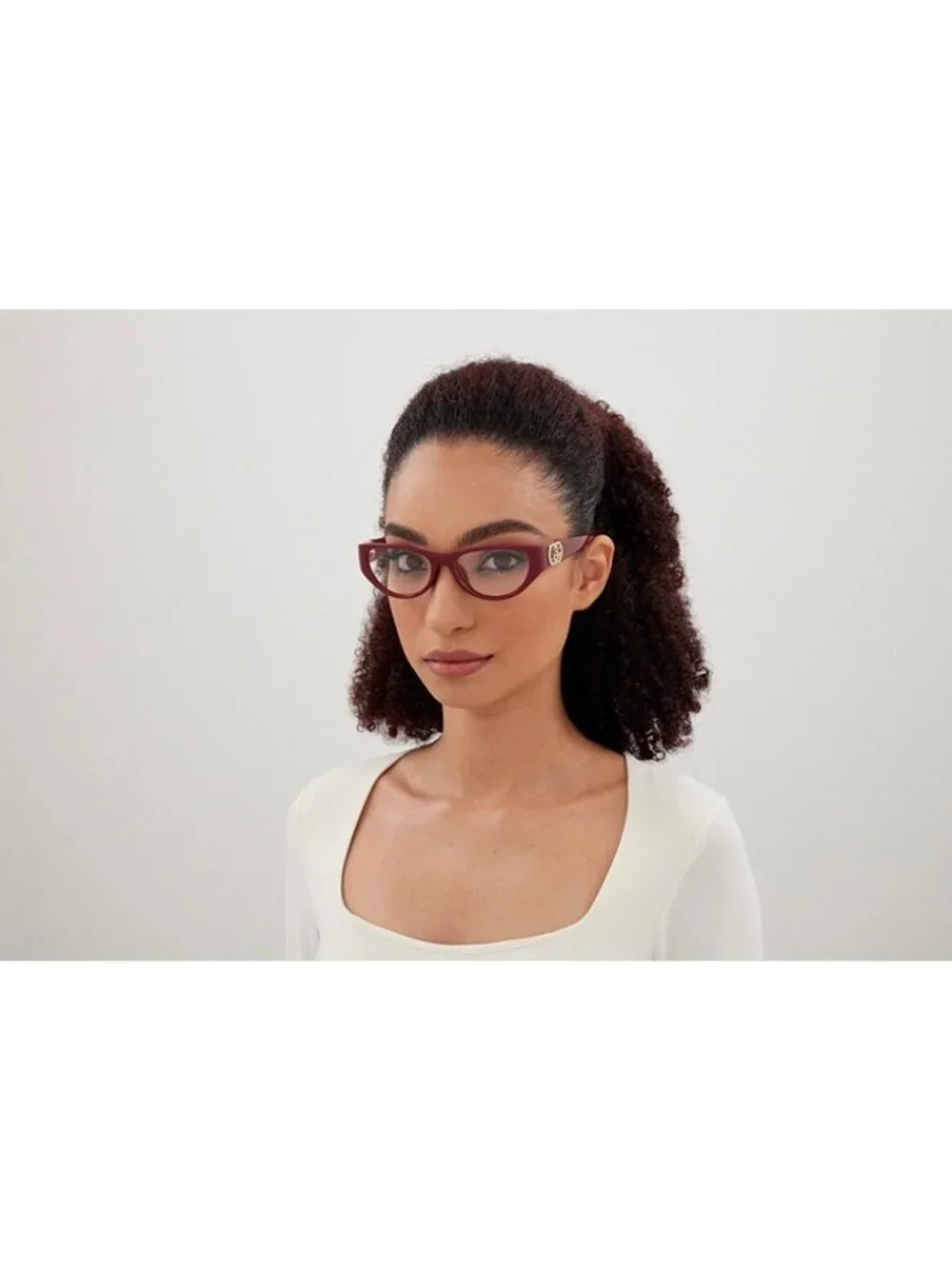 Gucci GG1825O 002 Eyeglasses Havana 54mm Cat Eye Frame